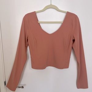 Lululemon pink savanna align long sleeve